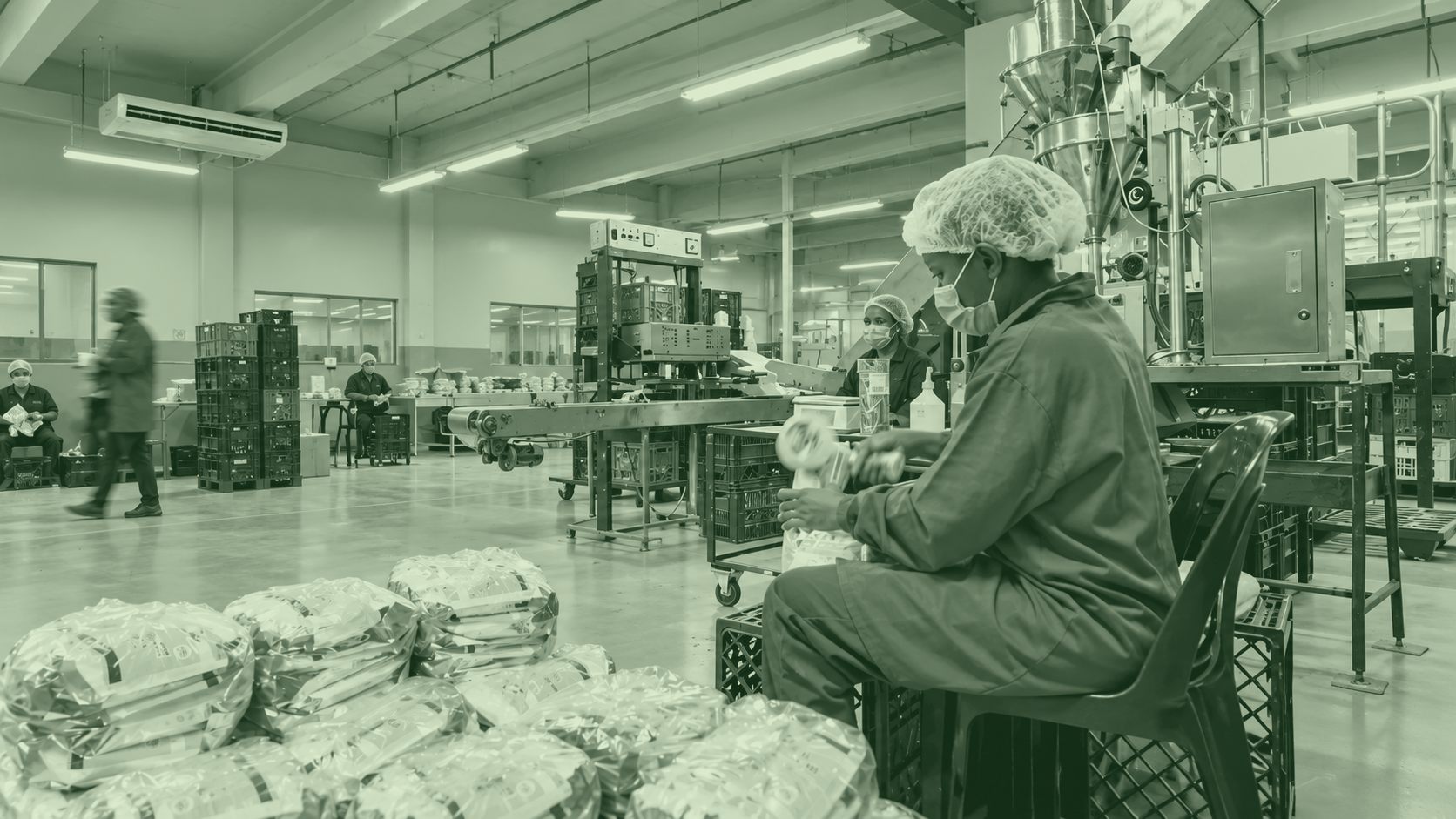 Inside a Sunnyfield Group packing facility
